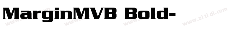 MarginMVB Bold字体转换